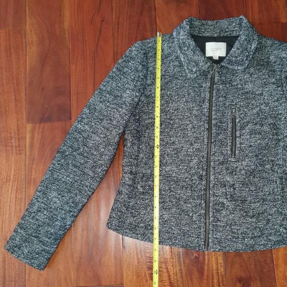 Loft Cropped Boiled Wool Jacket - Picture 2 of 7